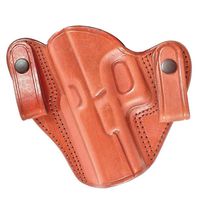 Tagua DSH-333 Glock 23-27-33 Dual Snap Holster, Brown, Left Hand