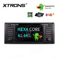 XTRONS Android 9.0 Car Stereo Radio DVD Player 4G RAM 64G ROM Hexa Core In-Dash GPS Navigation 7 Inch Touch Screen Head Unit Supports Car Auto Play Backup Camera OBD2 TPMS HDMI for BMW E39 M5 7 Series