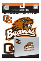 me & my BIG ideas laptopSTICKS Removable Laptop Stickers, Oregon State Beavers