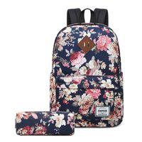 ODTEX Backpack for Girls Lightweight Water Resistant Bookbags Laptop School Backpack for Women fits up to 15 inch-Navy Blue