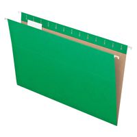 Pendaflex Recycled Hanging Folders, Legal Size, Bright Green, 1/5 Cut, 25/BX (81630)