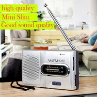 Fabal Mini Portable Pocket AM/FM Telescopic Antenna Battery Powered Radio Receiver