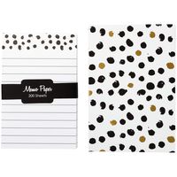 C.R. Gibson 'Doodles' Desk Accessory Magnetic Memo Box Stationery Set, 200 Sheets, 3.5'' x 5.5''