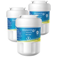 Waterdrop MWF NSF 53&42 Certified Refrigerator Water Filter, Compatible with GE SmartWater MWF, MWFINT, MWFP, MWFA, GWF, HDX FMG-1, GSE25GSHECSS, WFC1201, RWF1060, 197D6321P006, Kenmore 9991, 3 Pack