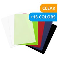 casa pura Non-Slip Light Blue Desk Mat | 20" x 26" (1.6'x2') | PVC & Phthalate Free | Multiple Colors to Choose from | Matching Chair Mats Available