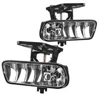 AUTOSAVER88 Fog Lights 899 12V 37.5W Halogen Lamp for GM095 /1999-2002 GMC Sierra/ 2000-2006 GMC Yukon Pickup Truck SUV (Clear Lens)