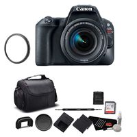 Canon EOS Rebel SL2 Digital SLR Camera with 18-55mm Lens 2249C002 Bundle with 32GB Memory Card, Carrying Case + More