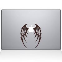 The Decal Guru Demon Wings MacBook Decal Vinyl Sticker - 13" MacBook Air - Brown (1048-MAC-13A-BRO)