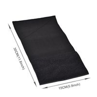 TFY Vehicle Headrest Extension Hook & Loop Fastening Tape Strap (Black) - Accessory for TFY Car Headrest Mount