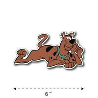 (TK-204) Scooby Doo - Waterproof Vinyl Sticker for Laptops Tablets Cars Motocycles Bicycle Skateboard Luggage Or Any Flat Surface (6")