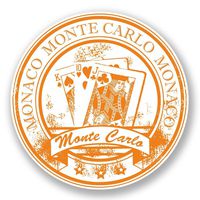 2 x 15cm/150mm Monaco Monte Carlo Vinyl Sticker Decal Laptop Travel Luggage Car iPad Sign Fun #5938