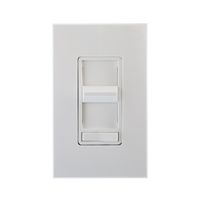Leviton 71111-W 1000Va 800W, Single-Pole, Renoir Preset Electro-Mechanical Magnetic Low-Voltage Slide Dimmer, Narrow Fin, White