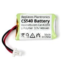 Replacement Battery for The Plantronics CS540 Wireless Headset from Headsets.com