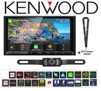 Kenwood Excelon DNX996XR 6.8" DVD Navigation Receiver with a License Plate Style Backup Camera Bundle with Sound of Tri-State Lanyard