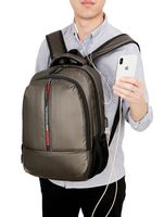 Lightweight School Backpack for Men & Women, Fits 15.6 inch Laptop, Water Resistant Travel Bag, College Backpack with USB Charging Port (Bronze)