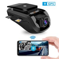 Dual Dash Cam, Toptellite 3G WiFi Dash Camera with Remote Live Video for Car 1080P Night Vision Front and Inward Camera with Built-In GPS, G-sensor, Loop Recording, Vibration Alarm - Free 16GB TF Card