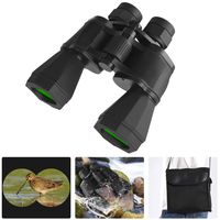 UPSKR 12x50 Compact Binoculars with Low Light Night Vision, Large Eyepiece High Power Waterproof Folding Binocular Easy Focus for Outdoor Hunting, Bird Watching, Traveling, Sightseeing Fit for Adults