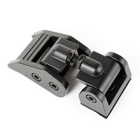 Rugged Ridge 11210.17 2007-2018 Jeep Wrangler JK Textured Black Aluminum Hood Catch Set