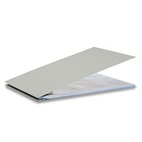Pina Zangaro Bex 11x17 Landscape Screwpost Binder Gray, Includes 20 Pro-Archive Sheet Protectors (34062)
