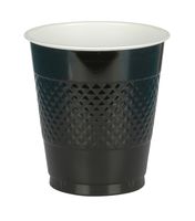 Big Party Pack Jet Black Plastic Cups | 16 oz. | Pack of 50 | Party Supply