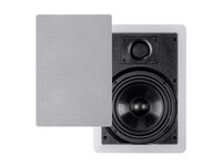 Monoprice 2-Way Polypropylene in-Wall Speakers - 6.5 Inch (Pair) with Paintable Grille - Aria Series