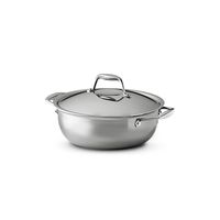 Tramontina 80116/068DS Gourmet Stainless Steel Covered Universal Pan, 4-Quart