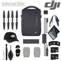 DJI Mavic 2 Fly More Kit Cap & Lanyard + 128GB Micro SD x2 + Intelligent Flight Batteries for Mavic 2 Pro & Zoom and More