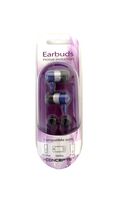 iConcepts Noise Isolation Earbuds for MP3, Gaming or iPhone Purple