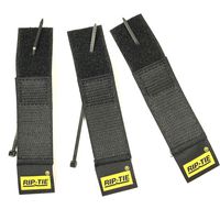Rip-Tie H-03-003-BK 1" x 3" Pack of (3) CableWrap