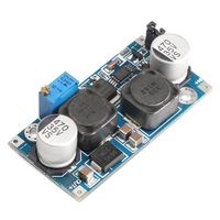 DROK 25W 3A Adjustable DC-DC Converter Automatic Boost Buck Volt Regulator 3-15V to 0.5-30V12V Step-up/Step-Down Power Supply Module Board for Auto Solar Battery