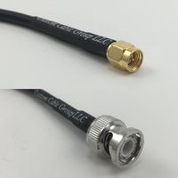 6 inch RGU178 SMA MALE to BNC MALE Pigtail Jumper RF coaxial cable 50ohm High Quality Quick USA Shipping