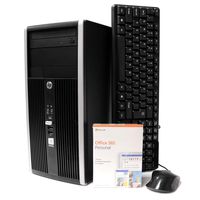 HP Pro Tower Computer - Intel Quad Core i5 3.1GHz, 16GB RAM, 2TB Hard Drive, Microsoft Windows 10 Professional, Microsoft Office 365 Personal, DVD, Keyboard, Mouse, WiFi, Refurbished PC (Renewed)