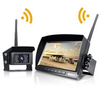 Digital Wireless Backup Camera System, LASTBUS Waterproof Night Vision Wireless Rear View Camera + 7'' LCD Reversing Monitor for RV, Trailer, 5th Wheel, Pickup Truck