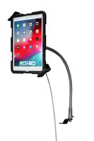 Car Mount, CTA Digital Quick-release Anti-Theft, Gooseneck Tablet Holder, No-Drill, Seat Rail Mount for Apple iPad Pro 12.9/ iPad Mini/iPad Air/Surface Pro 4/Galaxy Tab S3 & More