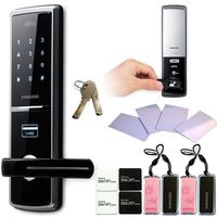 SAMSUNG SHS-H620 New version of SAMSUNG SHS-5120 digital door lock keyless touchpad security EZON + 4pcs of RFID Cards + 4pcs of Key Tags + 4pcs of Sticky Key Tags + 2pcs of Emergency keys