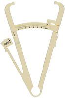 Acczilla Personal Body Fat Tester Kit - Includes Fat Caliper and Measure Chart