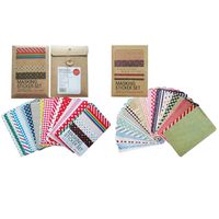 Wrapables Decorative Patterns Masking Sticker Set 2 (Basic + Fabric)