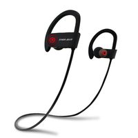 Fusion Beats Bluetooth Headphones / Best, Noise Cancelling Wireless Sports Earphones / Sweatproof Earbuds for Gym Running / Up to 8 Hours of Working Time / Built-in Mic Headsets