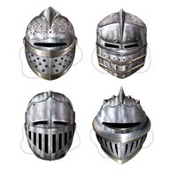 Beistle 66802 Knight Masks Party Accessory , Multicolored, 4-pcs | (1-Pack)