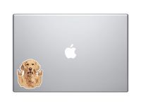 Laptop Notebook Sticker Decal Skins - Golden Retriever Funny Hang Loose arms Skins Stickers