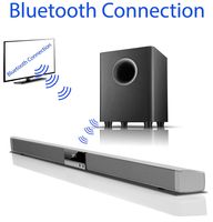 Boytone BT-888 Audio 39 inch 80W Bluetooth Sound Bar with Bluetooth Subwoofer Home Theater System for Streaming TV, Phones Tablets, Automatically Connect Your Subwoofer to the Sound Bar and Source