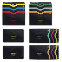 RFID Credit Card Holder Sleeve, New Upgraded 12 Blocking Sleeves 2 Protector Cards for Mens Women Wallets Protective Shield Anti Theft Protectors