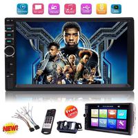 EINCAR Car Rear View Camera 7" inch Double Din Touchscreen in Dash Stereo Car Receiver Audio Video Player Bluetooth FM Radio Mp3 MP5 / TF/USB/AUX/Steering Wheel Controls + Remote Control