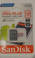 SanDisk Ultra Plus microSDHC Memory Card, 128GB