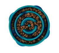 Dog Games Outward Hound Fun Feeder Mini Drop Teal