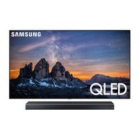 Samsung QN55Q80RAFXZA Flat 55'' QLED 4K Q80 Series (2019) With HW-Q80R Samsung Dolby Atmos Q80R Series Soundbar