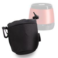 DURAGADGET Small Jet Black Neoprene Pouch Case - Compatible with JAM Classic HX-P230 Bluetooth Wireless Speaker