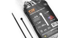 TR Industrial Contractor Series UV Cable Ties (100-Piece), 7.6", Type 21S, Made in USA