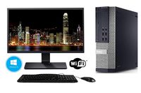 Dell Optiplex 7020 SFF Desktop Computer Tower PC (Intel Core i5-4570, 16 GB Ram, 2 TB HDD, HDMI, WiFi Bluetooth, DVD-RW) Win 10 Pro, 24 Inch Monitor (Renewed)