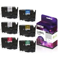 Replaces Brother P Touch Label Tape, Tze231 12mm /0.47 Laminated TZe-131 TZe-231 TZe-431 TZe-531 TZe-631 TZe-731 Tze Tz Tape for PTouch Label Maker Machine PT-D210 PT-D200 PT-2030 PT-H110 PT-D400 D600